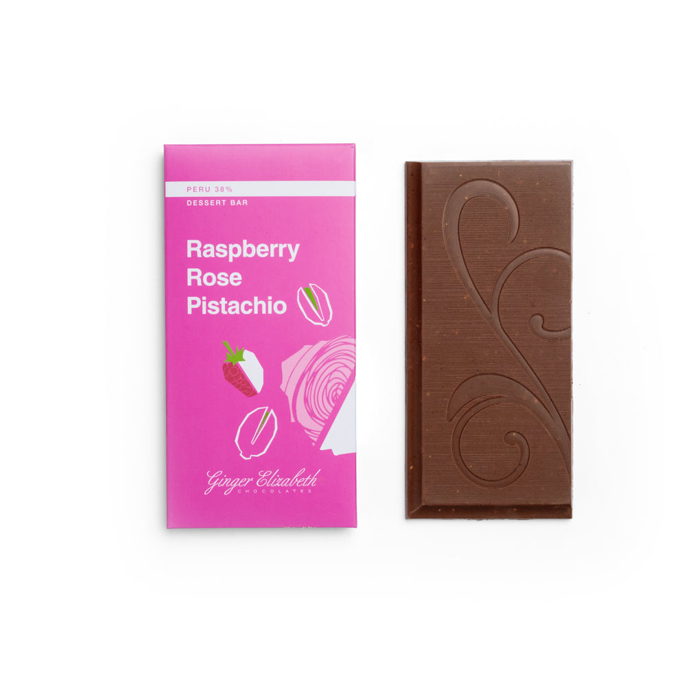 Raspberry Rose Pistachio Dessert Bar