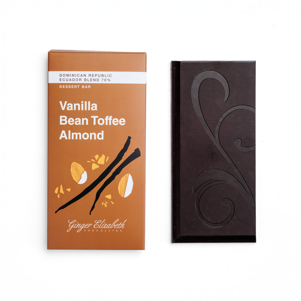 Vanilla Bean Toffee Almond Dessert Bar